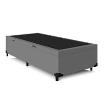 Cama Sommier Box Baú Solteiro 88x188x42 - Abertura Lateral