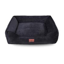 Cama Suede Pet Cães Cachorro Porte Médio Super Macia Com Zíper 60 X 60 Cm