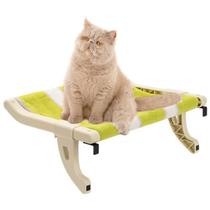 Cama Suspensa Gato Pet Felino Vista Panoramica 360 Caminha Luxo Ajustavel Anti Estresse Sala Varanda Casa Quintal
