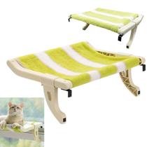Cama Suspensa Gato Pet Janela Caminha Luxo Vista Panoramica Relaxante Anti Estresse Sala Quarto Casa Petshop