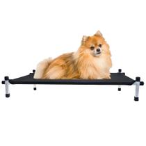 Cama Suspensa Para Cachorro Gato Pet Pequeno 60x40x10 Preto - Pet Best Soluções