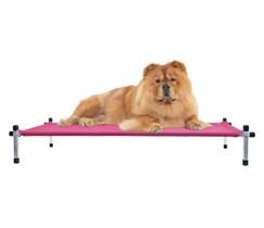 Cama Suspensa Para Cachorro Pet Grande 90X60X13 Rosa Orto