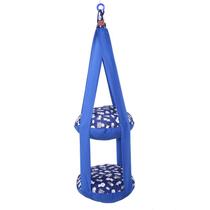 Cama Suspensa Para Gato Dupla Modelo Bolinha Azul