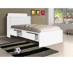 Cama Tamires Solteiro 0,88cm Branco com Capitonê Bege - Cambel Cama Tamires Solteiro 0,88cm Branco com Capitonê Bege - Cambel