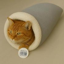Cama Toca Para Gatos Saco De Dormir Ultra Macio Em Sherpa Peludinha Macia