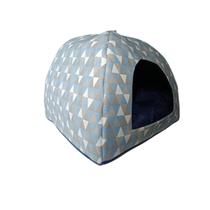 Cama Toca Pet Casinha Cabana Triângulo Cães Gato Almofada M Cama Toca Pet Casinha Cabana Triângulo Cães Gato Almofada M