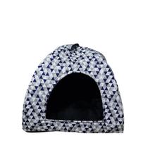 Cama Toca Pet Casinha Cabana Triângulo Cães Gato Almofada M Cama Toca Pet Casinha Cabana Triângulo Cães Gato Almofada M