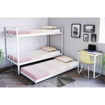 Cama Treliche Solteiro em Aço 94cm x 205cm