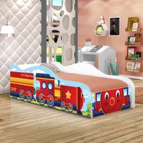 Cama Trem da Alegria Joy Vermelho Solteiro Cama Trem da Alegria Joy Vermelho Solteiro