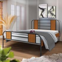 Cama Tubular Casal Preto