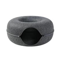Cama Túnel Gato Interativa Tamanho G Donut Pet Brinquedo Caminha Felino Casa Casinha