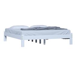 Cama Turca King Size Madeira Reforçada Cor Branco