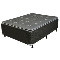 Cama Unibox Casal Pillow 8cm Espuma D28, 49cm Altura - 1,88x1,38m