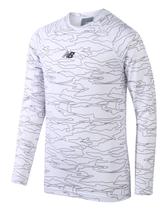 Camada base Top New Balance Boys Isolated Compression 8Y White