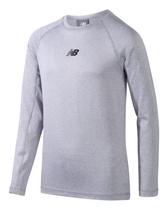 Camada de base Top New Balance Boys Isolated Compression Grey 14-16