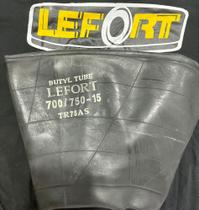 Camara de ar 700/750-15 para pneus 700x15 e 750x15, industrial/empilhadeiras, bico curvo de metal.