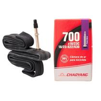 Câmara de ar 700 x 18/23 Chaoyang bico fino presta 48 mm