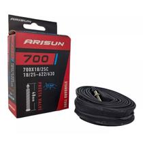 Câmara de ar 700 x 18/25 bike speed Arisun bico fino 48 mm Câmara de ar 700 x 18/25 bike speed Arisun bico fino 48 mm