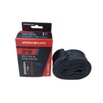 Câmara de ar aro 29 Arisun 29 x 1.75/2.35 bico fino 48 mm Câmara de ar aro 29 Arisun 29 x 1.75/2.35 bico fino 48 mm
