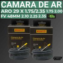 Camara de Ar Aro 29 X 1.75 a 2.35 PR29 FV 48mm Camara de Ar Aro 29 X 1.75 a 2.35 PR29 FV 48mm