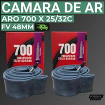 Camara de Ar Chaoyang 700 X 25 e 32C Presta 48 mm e 60 mm Camara de Ar Chaoyang 700 X 25 e 32C Presta 48 mm e 60 mm