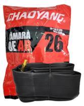 Câmara de Ar Chaoyang Aro 26 Válvula Schrader Pneus 1.95 a 2.125 Câmara de Ar Chaoyang Aro 26 Válvula Schrader Pneus 1.95 a 2.125