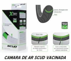 Câmara de Ar Vacinada Moto Aro 18-110/80 Traseiro - Scud Câmara de Ar Vacinada Moto Aro 18-110/80 Traseiro - Scud
