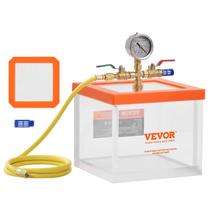 Câmara de vácuo VEVOR 7.6L de acrílico atualizado para desgaseificação de resina Câmara de vácuo VEVOR 7.6L de acrílico atualizado para desgaseificação de resina