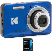 Cámara Digital Kodak FZ55BL 16MP LCD 2.7" Azul 64GB SD