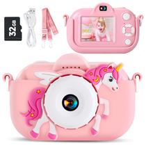 Cámara Infantil Digital MAVOKIS Unicornio con Tarjeta de 32GB Rosa Cámara Infantil Digital MAVOKIS Unicornio con Tarjeta de 32GB Rosa