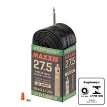 Câmara Maxxis Welter Weight 27.5X2.20/2.50 Válvula Presta 32mm Preto