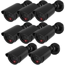Cámara Simulada de Seguridad con Domo CCTV Falsa WALI TC-B8 Cámara Simulada de Seguridad con Domo CCTV Falsa WALI TC-B8