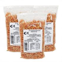 Camarão Seco Desidratado Sem Casca 200g Cananéia (Kit com 3) Camarão Seco Desidratado Sem Casca 200g Cananéia (Kit com 3)