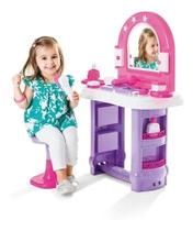 Camarim Infantil De Maquiagem Penteadeira Salão De Beleza com Acessórios
