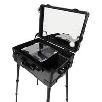 Camarim MP3 Maleta de Maquiagem Com Espelho e Led
