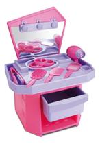 Camarim Penteadeira Infantil Menina Rosa 6190 - Silmar Brinquedos Camarim Penteadeira Infantil Menina Rosa 6190 - Silmar Brinquedos