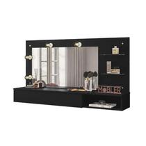 Camarim Penteadeira Lumiere Preto Fosco