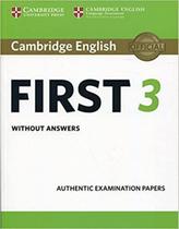 Camb Eng First 3 Sb W/O Answers - CAMBRIDGE UNIVERSITY