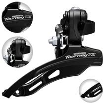 Cambio Dianteiro Tourney Fd-Tz500 Shimano 31.8Mm P Cima C/Nf