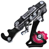 Cambio Traseiro Yamada Bicicleta C/ Gancheira 6/7v Preto