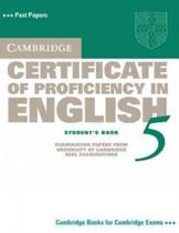 Cambridge Certificate Of Proficiency In English 5 - Student's Book Without Answers - Cambridge University Press - ELT
