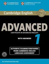 Cambridge english advanced 1 sb with answers and audio cds - CAMBRIDGE UNIVERSITY Cambridge english advanced 1 sb with answers and audio cds - CAMBRIDGE UNIVERSITY