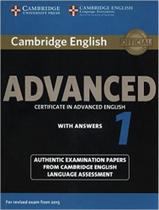 Cambridge english advanced 1 - student's book with answers - for revised exam from 2015 - CAMBRIDGE UNIVERSITY PRESS DO BRASIL