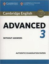 Cambridge English Advanced 3 - Student's Book Without Answers - Cambridge University Press - ELT