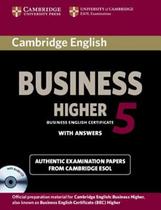 Cambridge english business higher 5 self-study pack