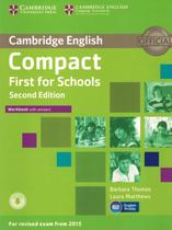 Cambridge english compact first for schools wb with answers and audio cd - 2nd ed