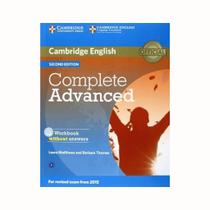 Cambridge English Complete Advanced 2 ed - Workbook without Answers C1 - NOVO