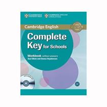 Cambridge English Complete Key for Schools Workbook without answers A2 - Novo Cambridge English Complete Key for Schools Workbook without answers A2 - Novo