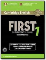 Cambridge English First 1 Sb With Answers And Audio Cd - CAMBRIDGE UNIVERSITY