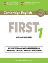 Cambridge English First 1 Sb Without Answers - CAMBRIDGE UNIVERSITY Cambridge English First 1 Sb Without Answers - CAMBRIDGE UNIVERSITY